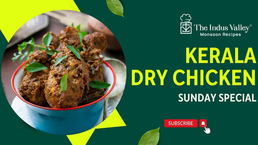 Kerala Dry Chicken | Chicken Roast | Kerala Style | Easy Chicken Recipe | ASMR | The Indus Valley