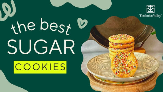 Eggless Sugar Cookies | How To Make Sugar Cookies | Best Sugar Cookies | The Indus Valley