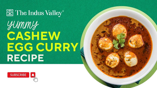 Cashew Egg Curry Recipe | Cast Iron Deep Kadai | TIV Recipe | The Indus Valley