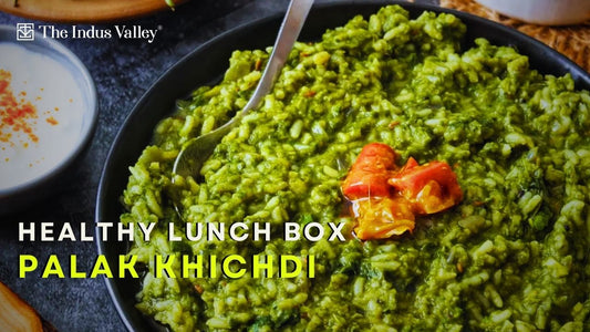 Restaurant Style Palak Kichidi | Spinach Khichdi | Easy & Healthy Lunch Ideas | The Indus Valley