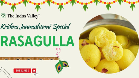 Kesar Rasagulla Recipe | Rasgulla Recipe | Pressure Cooker Rasagulla | Sweet | The Indus Valley