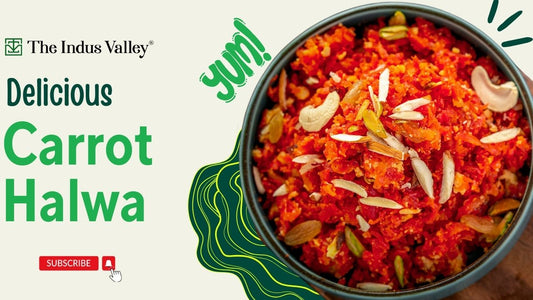 Carrot Halwa Recipe With Milk & Khoya | Gajar Ka Halwa | Desserts | Halwa Recipes | The Indus Valley