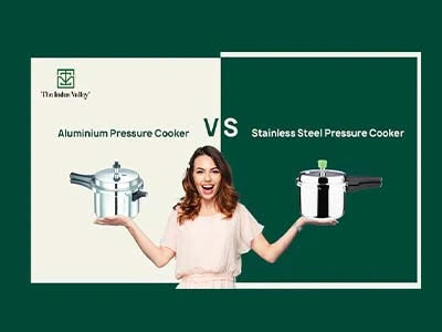 Aluminium Pressure Cooker vs Stainless Steel Pressure Cooker – The Indus  Valley