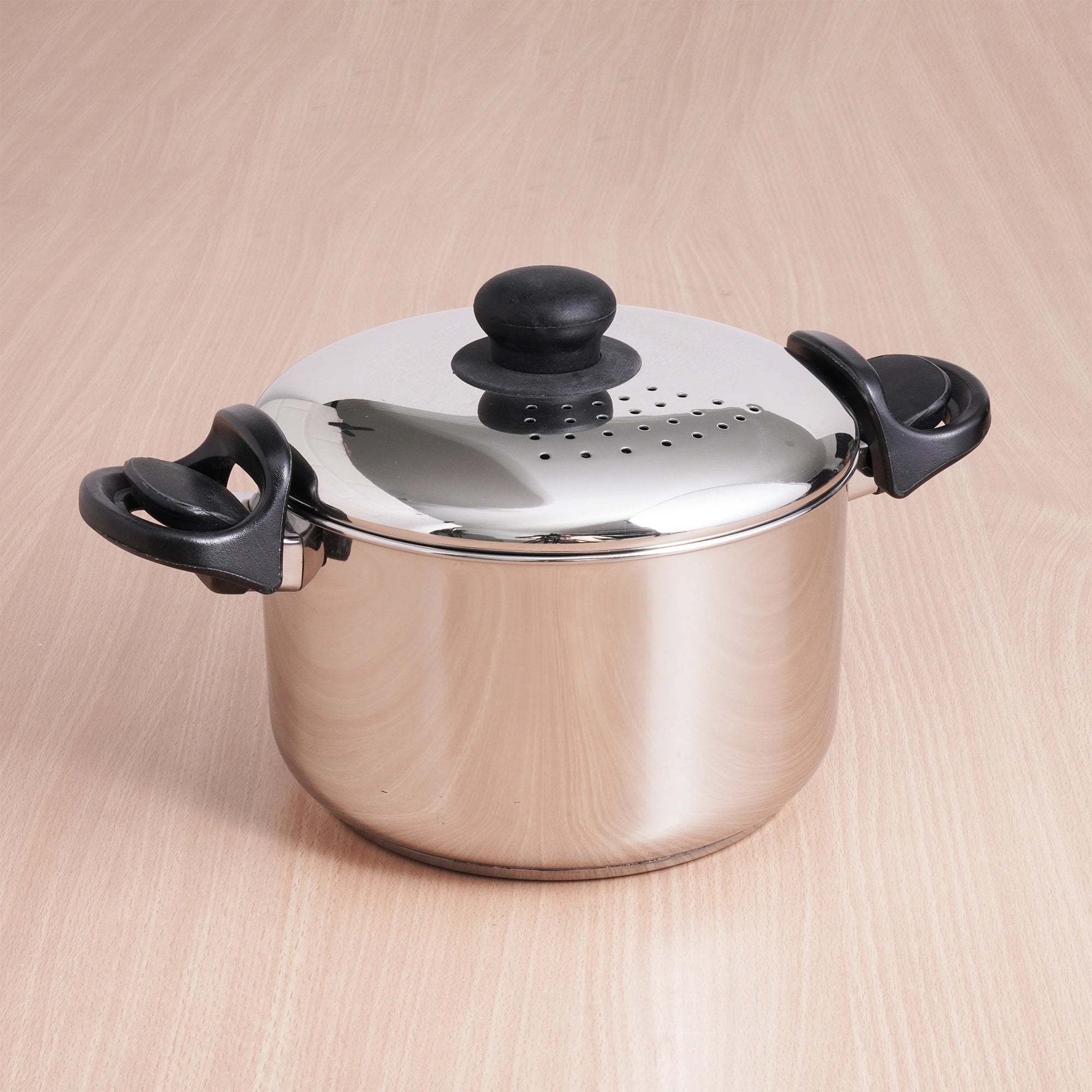 Tri-steel Multi Purpose Stainless Steel Strainer with Sandwich bottom