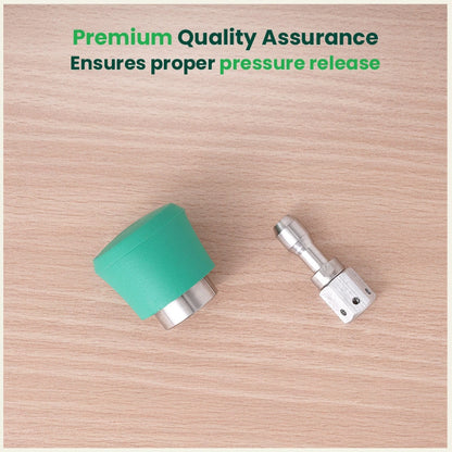 Triply Outer Lid Pressure Cooker Whistle and Vent Tube