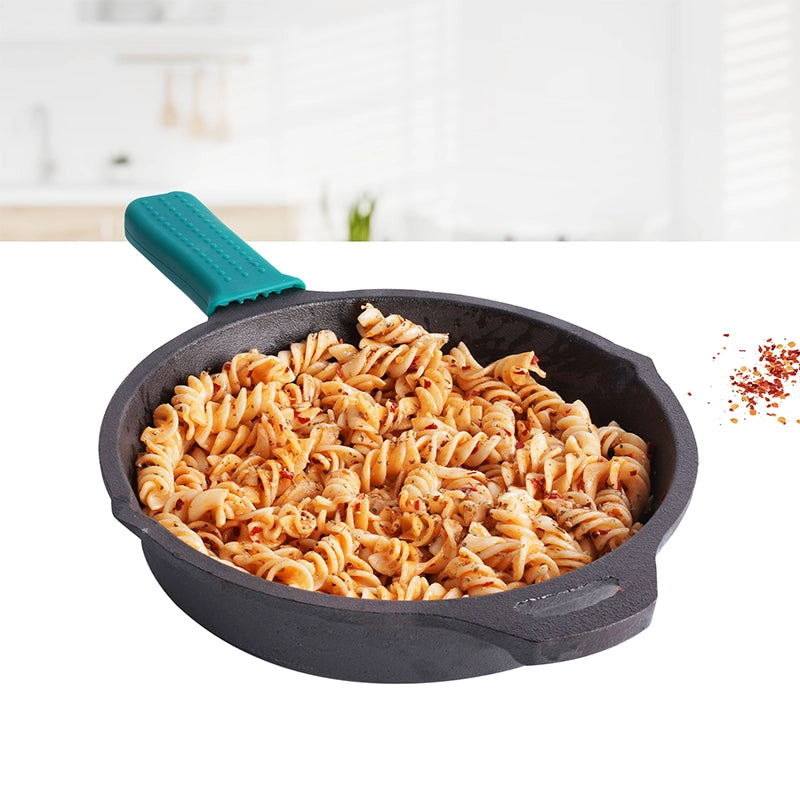 CASTrong Cast Iron Fry Pan 25cm, Pre-seasoned, Nonstick, 100% Pure, Toxin-free, Induction 1.6L, 2.4kg