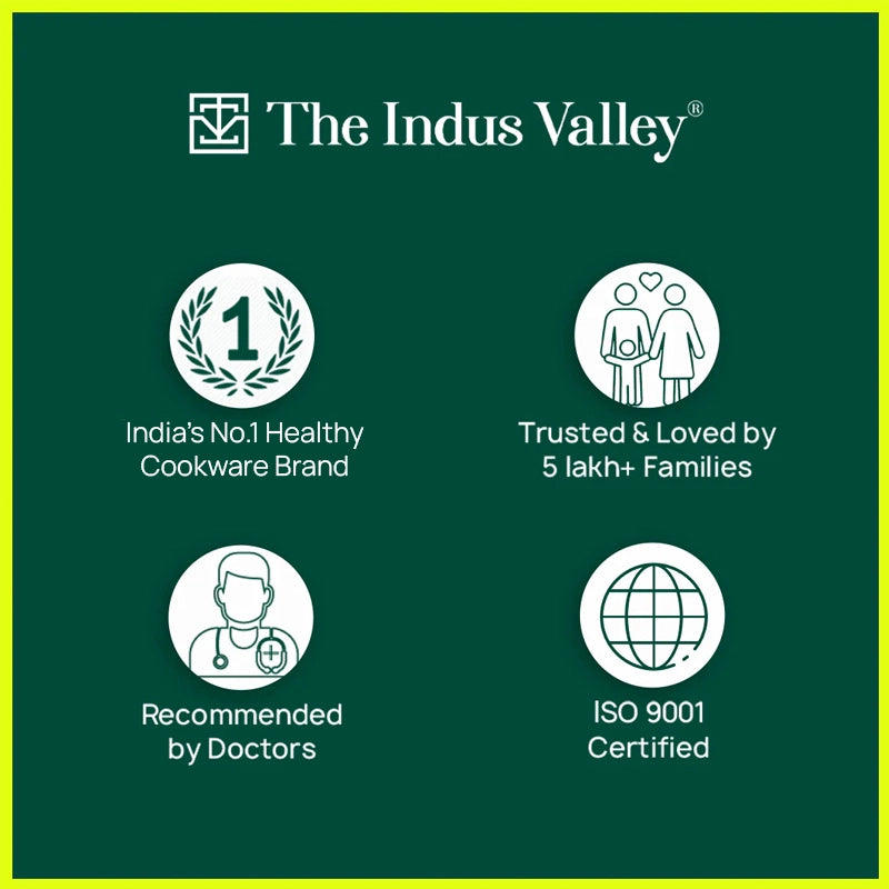 Super Smooth Cast Iron Shallow Fry Pan 24.6 cm, Pre-seasoned, Nonstick, 100% Pure, Toxin-free, Induction 1.6kg