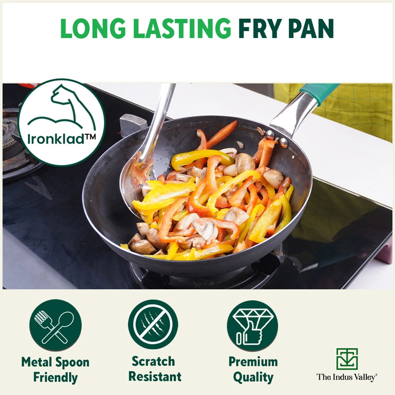 Pure iron fry pan