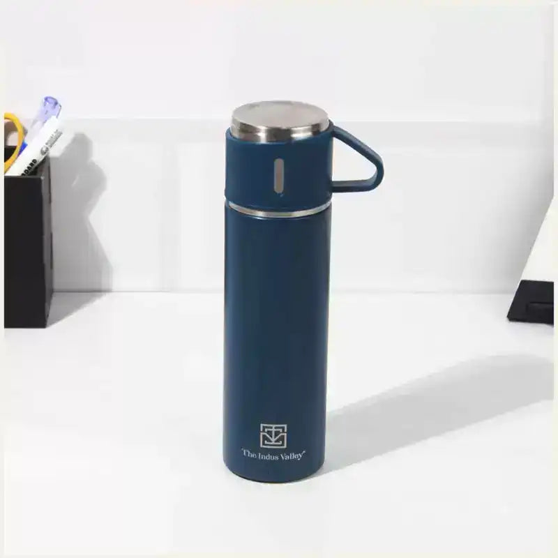 Buy Best Stainless Steel Hot Cold Flask Bottle with Drinking Mug Lid