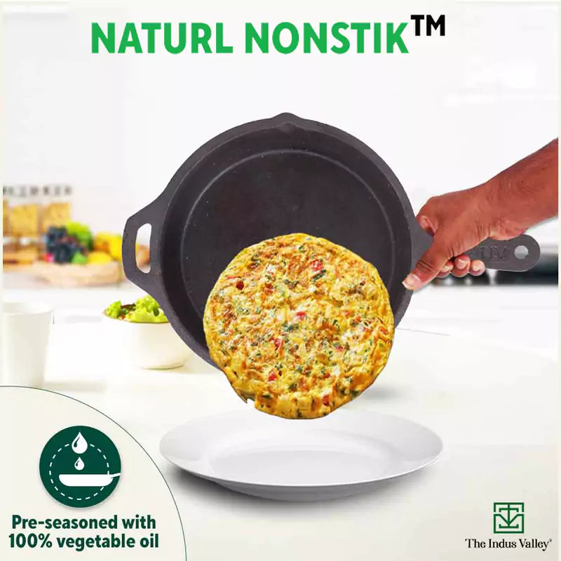 fry pan with handle