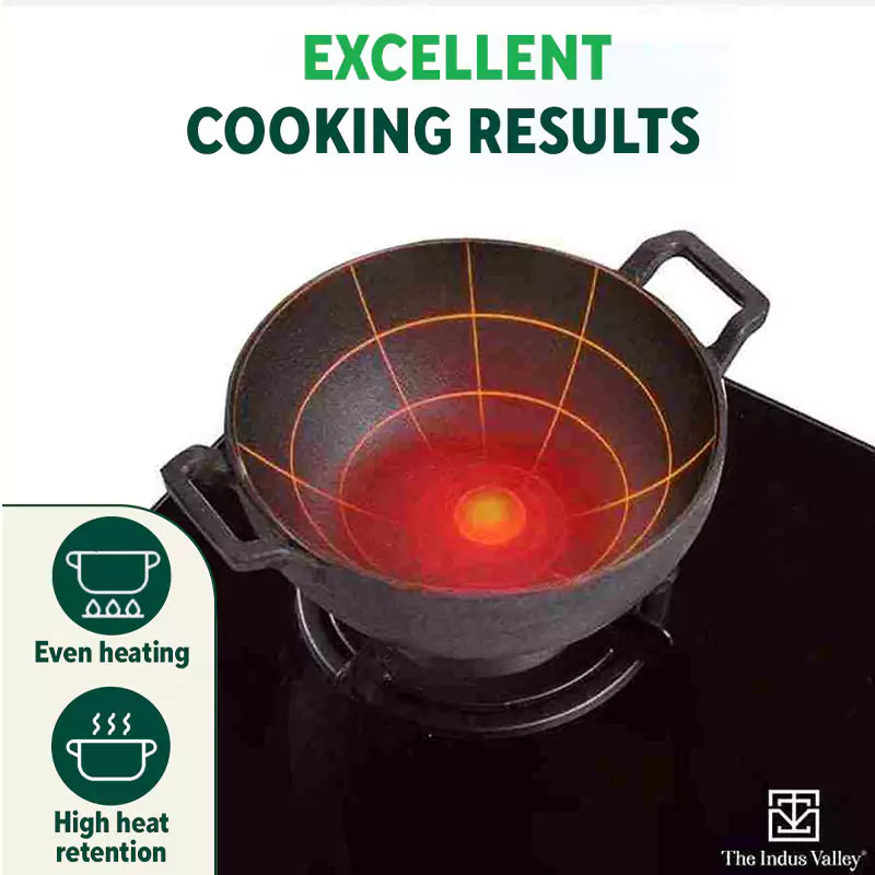 pre seasoned kadai