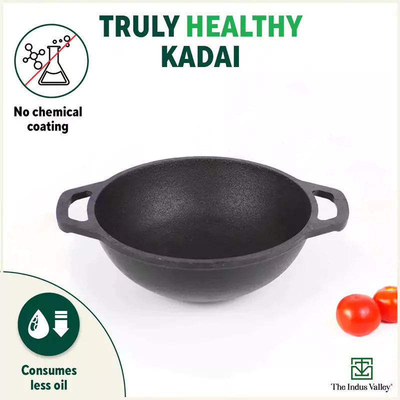 best cast iron kadai
