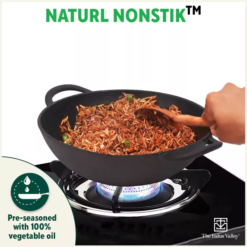 best cast iron kadai