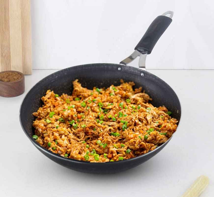 Thin Sheet Iron Wok with Bakelite Handle, Naturally Non-stick, Pre-seasoned, 10 Inch
