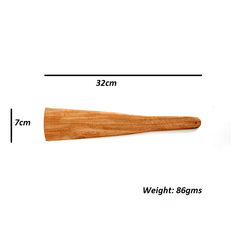 Dosa Roti Spatula Set Of 4 – Neem Wood Cooking Ladles - The Indus Valley