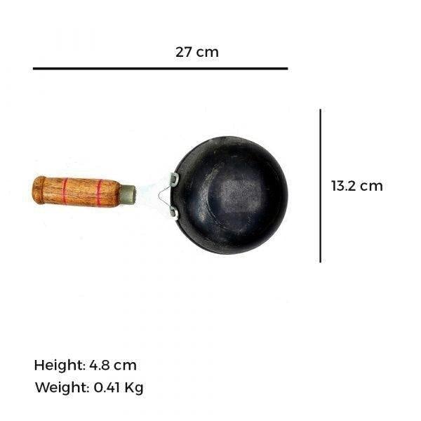 Iron Cookware Set-Iron Kadai + Tadka Pan + Iron Pan - The Indus Valley