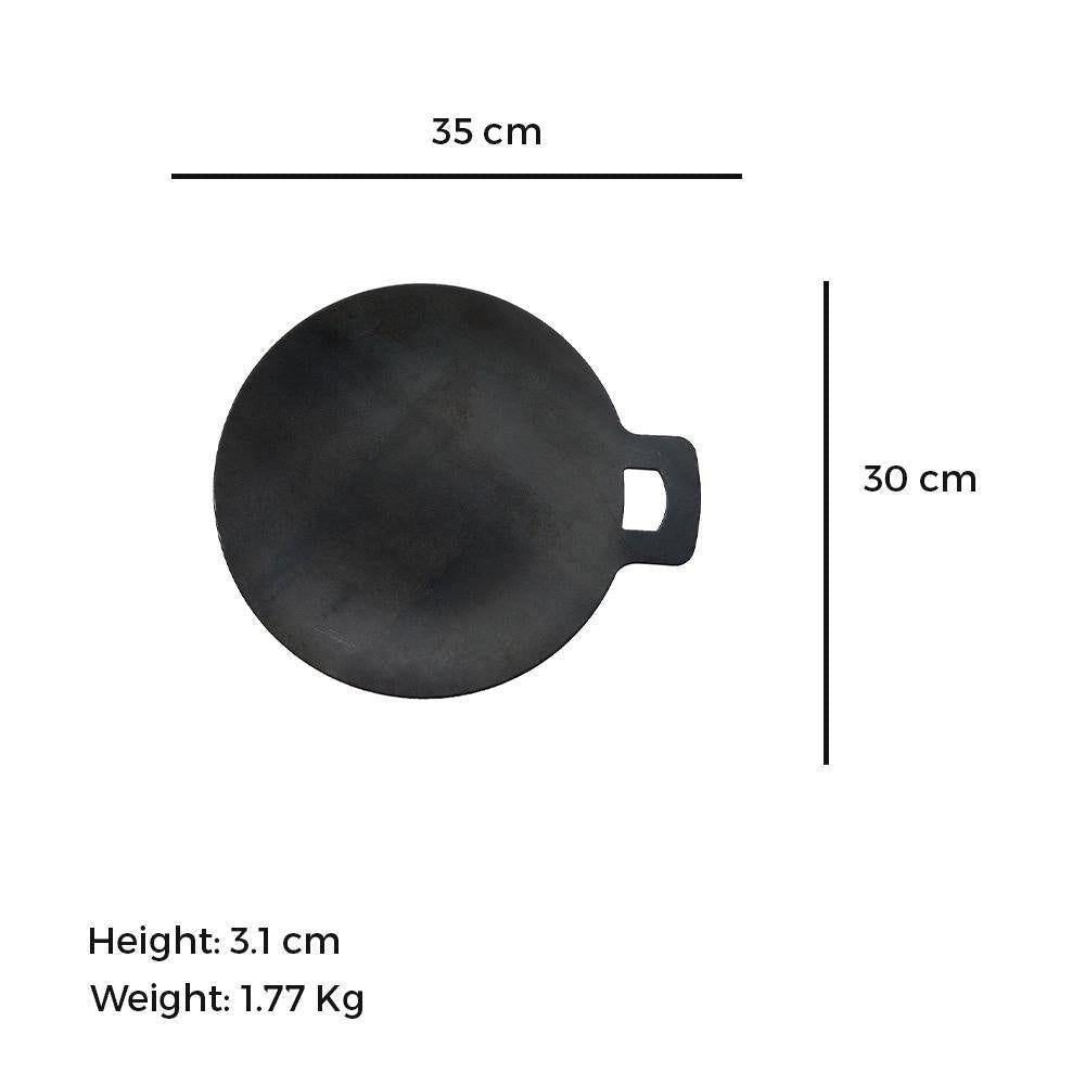 Iron Tawa (Pre Seasoned | 1.7 KG) - The Indus Valley