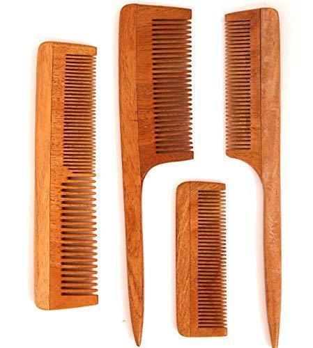 NEEM WOOD COMB SET OF 4 - The Indus Valley