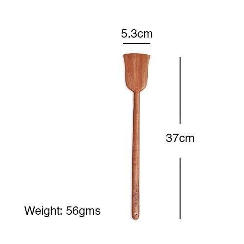 Neem Wood Cooking Spoon - Large Flip (37CM | Handmade | 100% Natural) - The Indus Valley