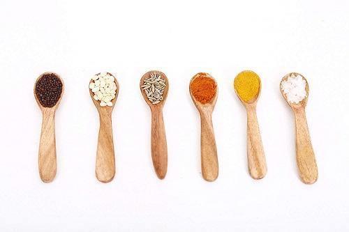 Wooden Masala Spoon (Set of 6) Compact - The Indus Valley