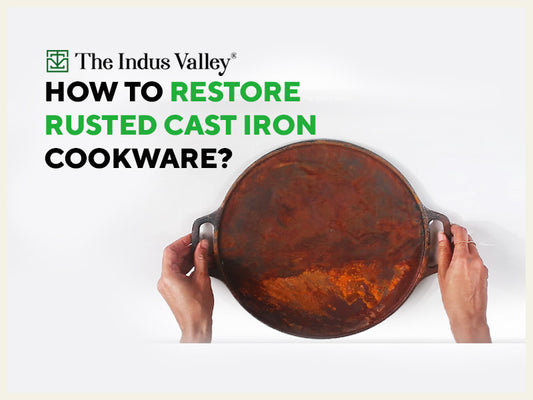 HOW TO RESTORE RUSTED CAST IRON COOKWARE?