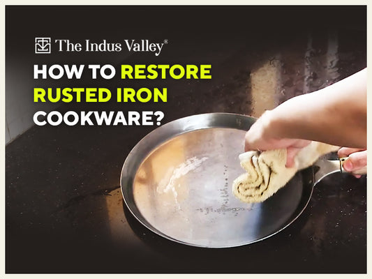 HOW TO RESTORE RUSTED IRON COOKWARE?