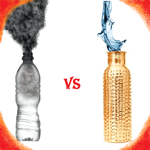 The Bottle Combat: Plastic bottle VS Copper bottle - The Indus Valley