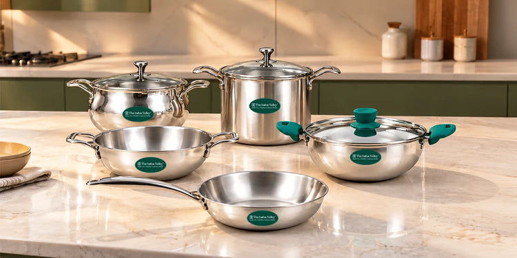 Premium Tri-ply Stainless Steel Cookware