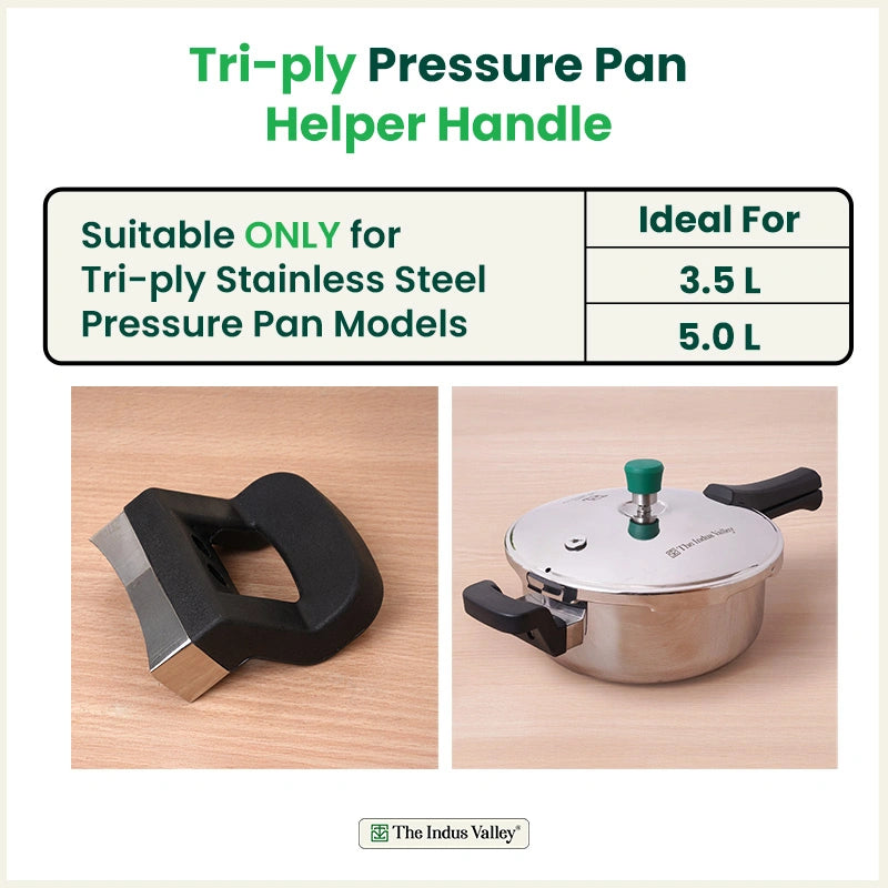 3.5L & 5.0L Triply Outer Lid Pressure Pan Helper Handle