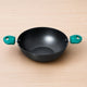Nitrided Carbon Steel Kadai 24cm | Rust-Free | No Sticking