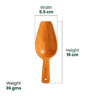 Neem Wood Scoop Spoon (Flour Spoon | Grain Measuring spoon)