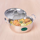 Tri-ply Stainless Steel Uruli with Steel Lid 24cm/28cm/32cm, 3 Layer Thick Body, 100% Toxin-free, Non-stick, Induction & Gas