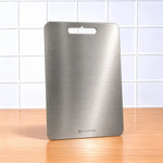 Premium Stainless Steel Chopping Board 35x25cm, Rust-Resistant, Hygienic, Easy to Clean, Kitchen Cutting Board