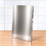 Premium Stainless Steel Counter top Chopping Board 30x40cm, Rust-Resistant, Hygienic, Easy to Clean, Kitchen Cutting Board
