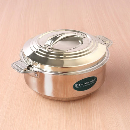 Premium Stainless Steel Insulated Hot Box/Casserole – Double Wall, Keeps Food Hot & Fresh 1.5L/2.5L