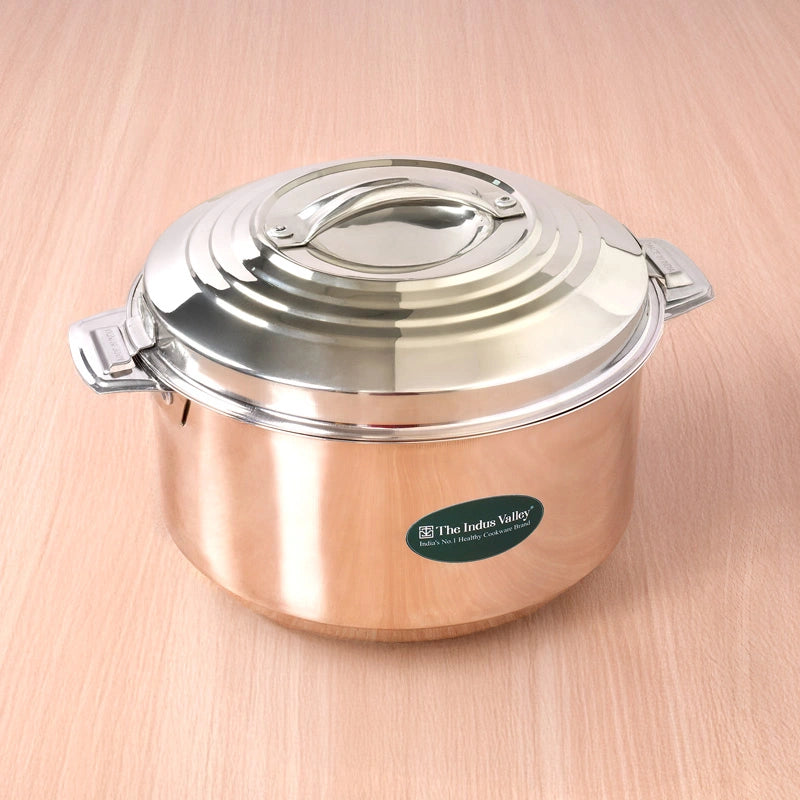 Premium Stainless Steel Insulated Hot Box/Casserole – Double Wall, Keeps Food Hot & Fresh 1.5L/2.5L