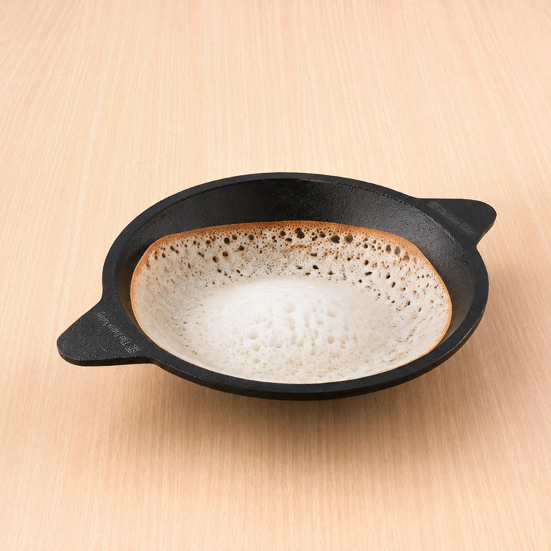 Premium CASTrong Cast Iron Appam Pan 21.6cm, Pre-seasoned, Naturally Nonstick, 100% Pure, Toxin-free, Induction & Gas Compatible