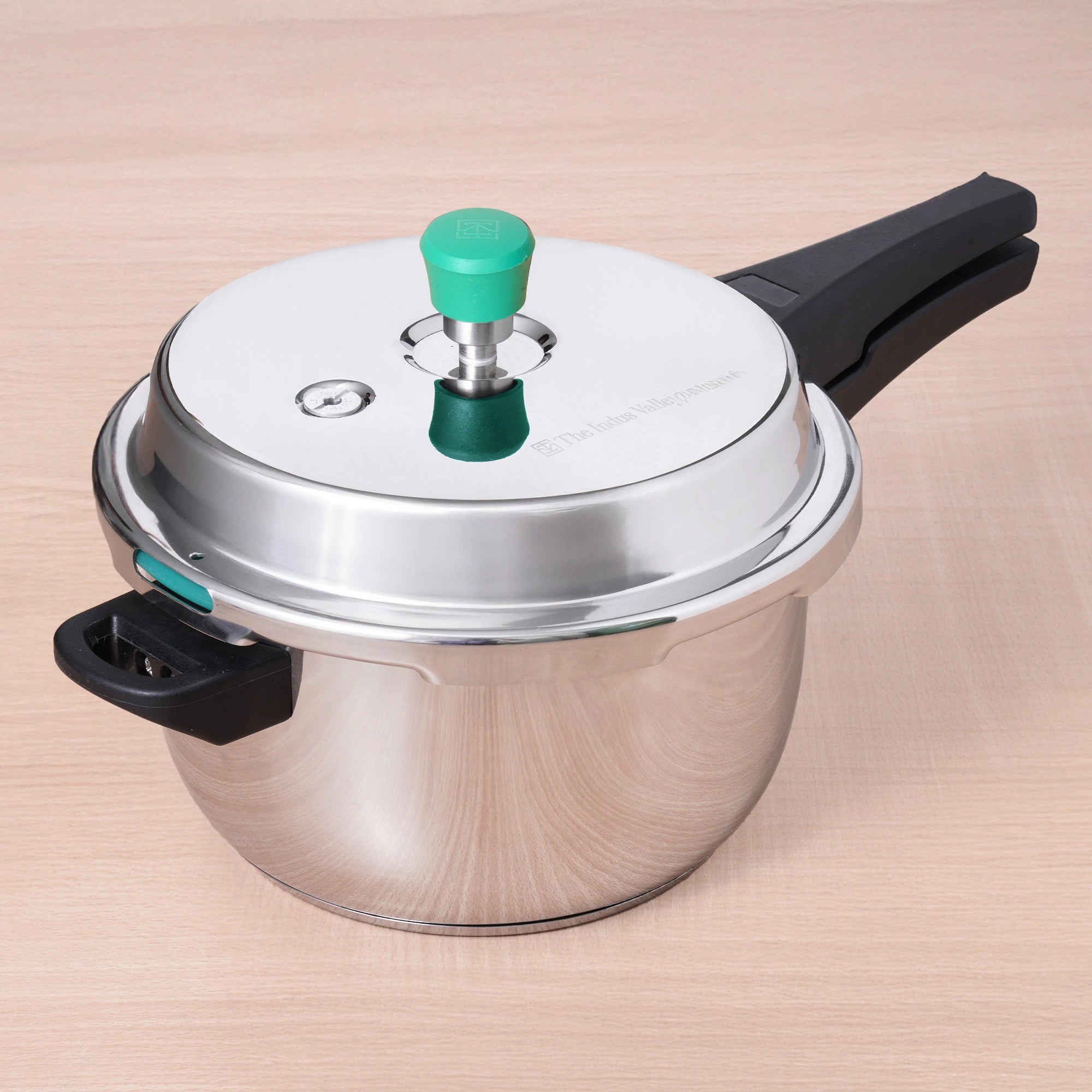QuicKooker Tri-Steel Stainless Steel Pressure Cooker 3/5 L , Premium Quality, 3 Layer Heavy Bottom, 100% Safe, ISI Certified, 3 Yr Warranty, Induction & Gas
