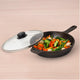 Super Smooth Cast Iron Fry Pan, Glass Lid, 100% Pure, Toxin-free, Pre-seasoned, Induction, Non-stick, 20.3/25.4cm, 1.3/1.7L, 2.3/2.4kg