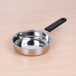 Premium Quality Stainless Steel Tadka Pan 13 cm, Soft-touch Handle, 100% Toxin-free, Non-stick, Induction & Gas
