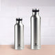 Stainless Steel Bottles with Flip Lid 500 ml & 750 ml Set of 2 – Double Wall, Vacuum insulated, Hot & Cold