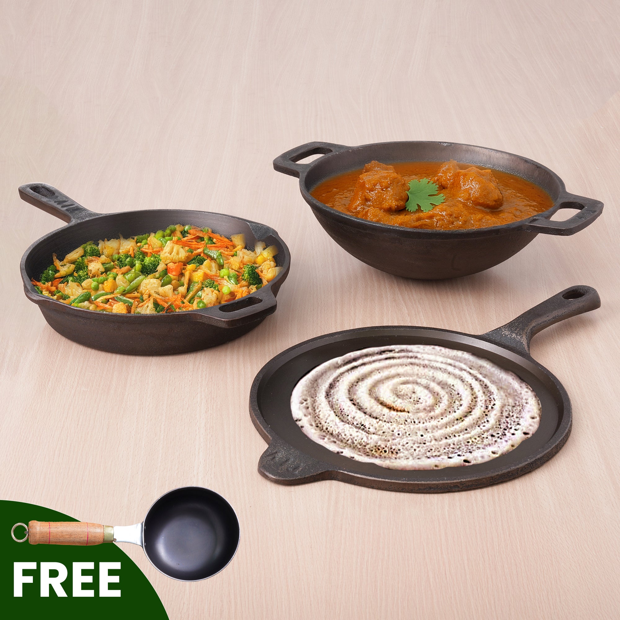Super Smooth Cast Iron Cookware – The Indus Valley