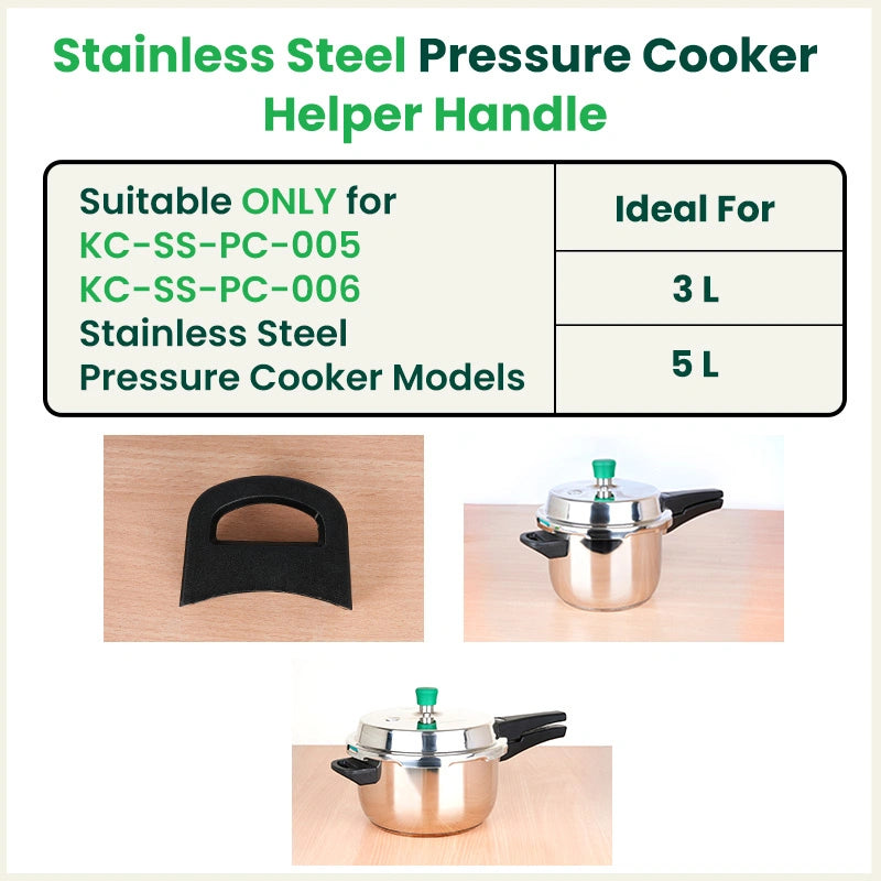 Stainless steel Outer Lid Pressure Cooker Helper Handle  (3.0L & 5.0L)