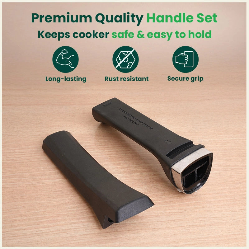 3.5L & 5.0L Triply Outer Lid Pressure Pan Handle Set