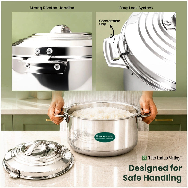 Premium Stainless Steel Insulated Hot Box/Casserole – Double Wall, Keeps Food Hot & Fresh 1.5L/2.5L