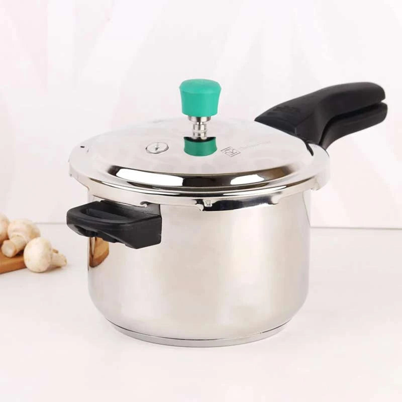 QuicKooker Premium Stainless Steel Pressure Cooker, Tri-ply Induction Bottom, 100% Safe, ISI, 3 Yr Warranty, 3/4.5L