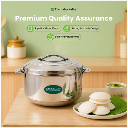 Premium Stainless Steel Insulated Hot Box/Casserole – Double Wall, Keeps Food Hot & Fresh 1.5L/2.5L