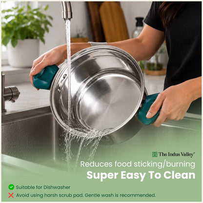5L Premium Stainless Steel Multi-Purpose Steamer Pot Set for Idli, Momos, Dhokla, Vegetables & Steam Cooking