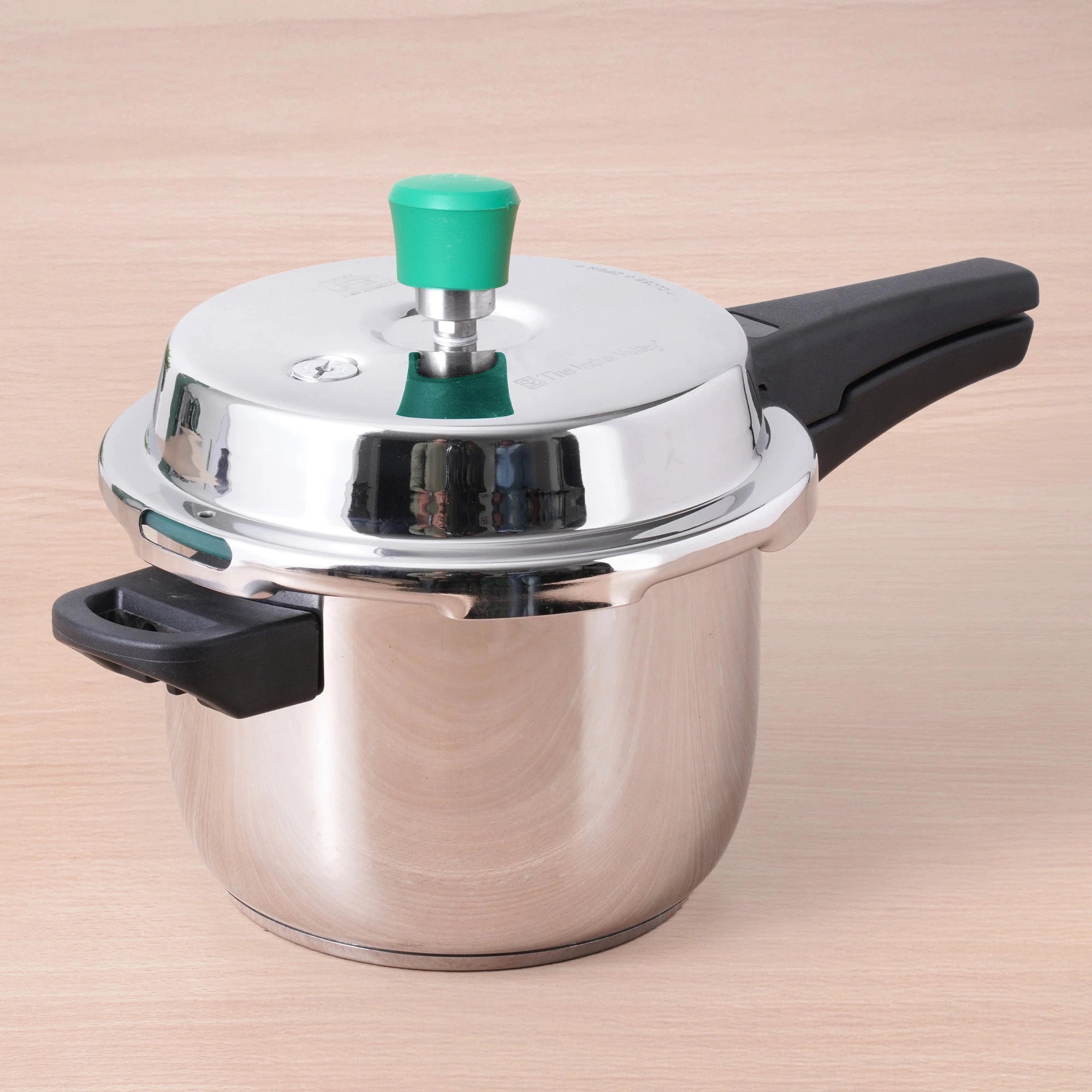 QuicKooker Tri-Steel Stainless Steel Pressure Cooker 3/5 L , Premium Quality, 3 Layer Heavy Bottom, 100% Safe, ISI Certified, 3 Yr Warranty, Induction & Gas