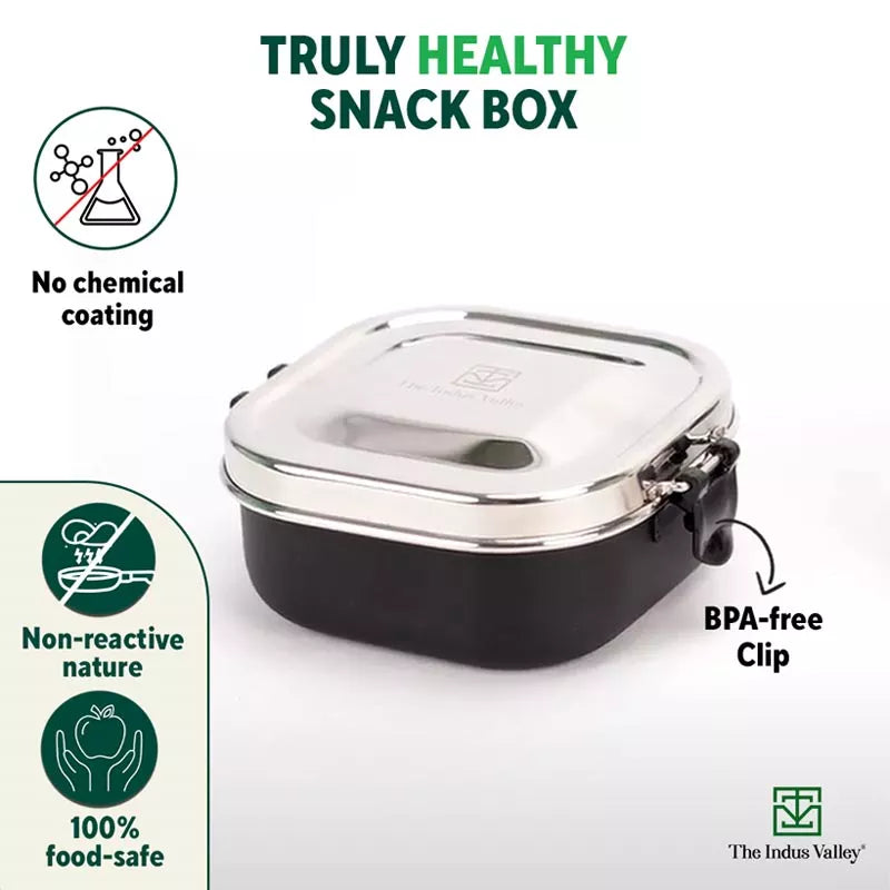 Stainless steel snack box online 